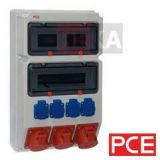 PCE S&Ouml;LL Kunststoff Wandverteiler IP44 4xSSD,2xCEE16,1xCEE32