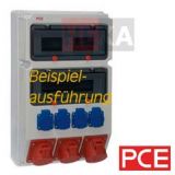 PCE S&Ouml;LL Kunststoff Wandverteiler IP44 4xSSD,3xCEE16,LSS,FI